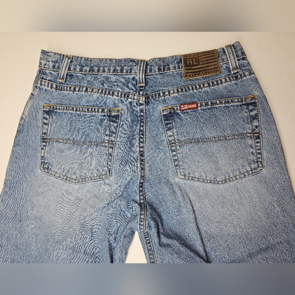 Polo Jeans Co. Ralph Lauren Jeans Light Wash Denim‎ Classic Fit - Picture 3 of 9